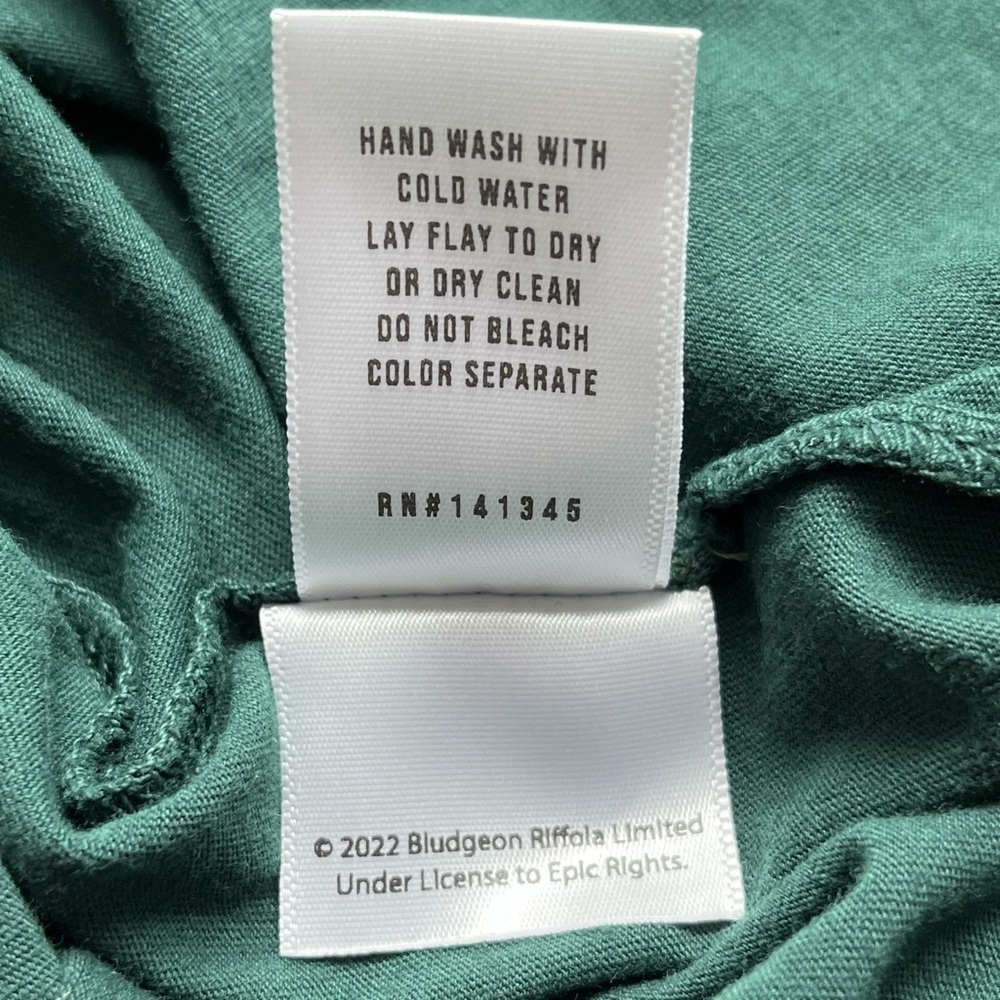 Letluv Def Leppard 1987 Graphic Tee Anthropologie Green Women's XS Made in USA - Picture 5 of 10